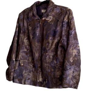 💥$20💥TANJAY Purple Zip Up Jacket Blazer !!! Size 18